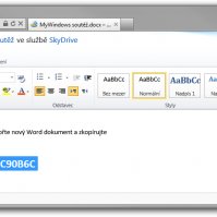 Word dokument ve webovém Office ve SkyDrive