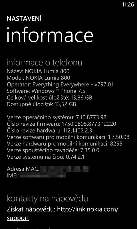 Nokia Lumia 800 / Tango