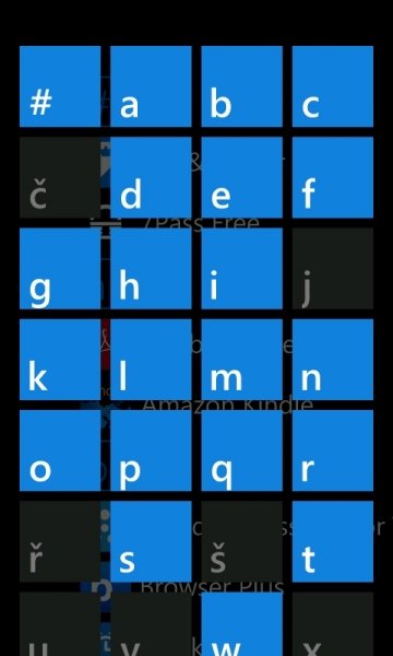 Windows Phone 7.5 screenshoty