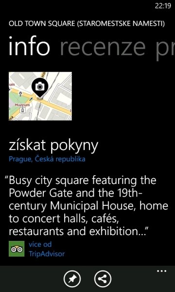 Windows Phone 7.5 screenshoty