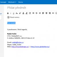 Outlook.com - nový email